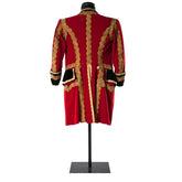 1770s Men's Red Jacket - Authentic Victorian King Prince Tailcoat for Medieval Regency Georgian Theatre Show - Halloweez